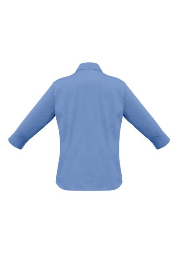 Picture of Biz Collection Ladies Metro Shirt 3/4 Sleeve 65% Cotton 30% polyester 5% elastane